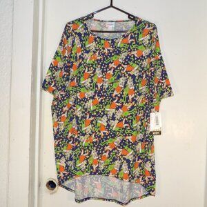 NWT Lularoe / Disney Kermit The Frog Miss Piggy High Low Dress Sz M